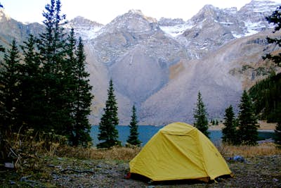 Camp at Lower Blue Lake, Ridgeway Colorado