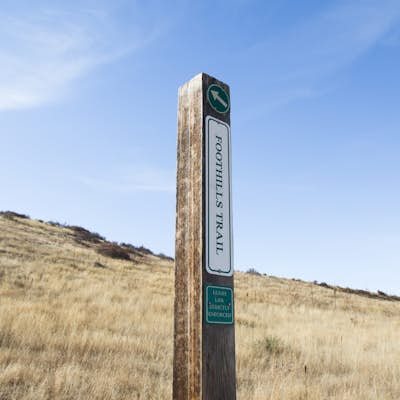 Hike to "The A" via the Foothills Trail