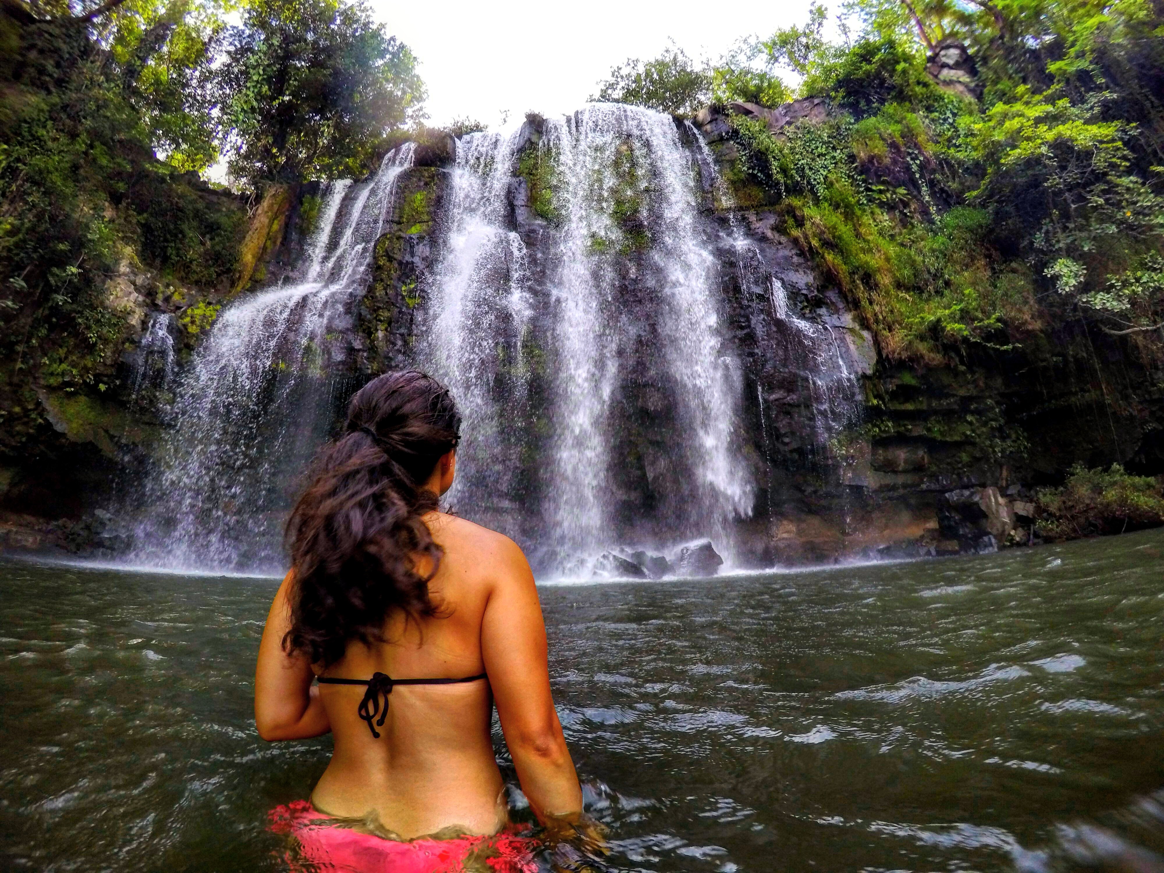 Swim at Llanos de Cortez, Costa Rica