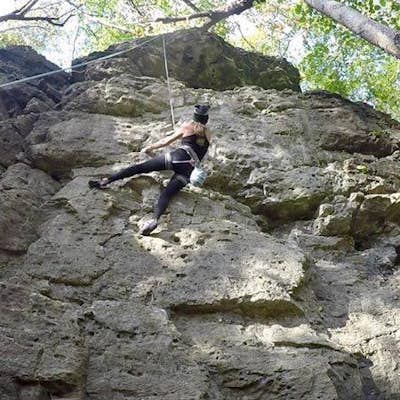 Rock Climb at John Bryan SP