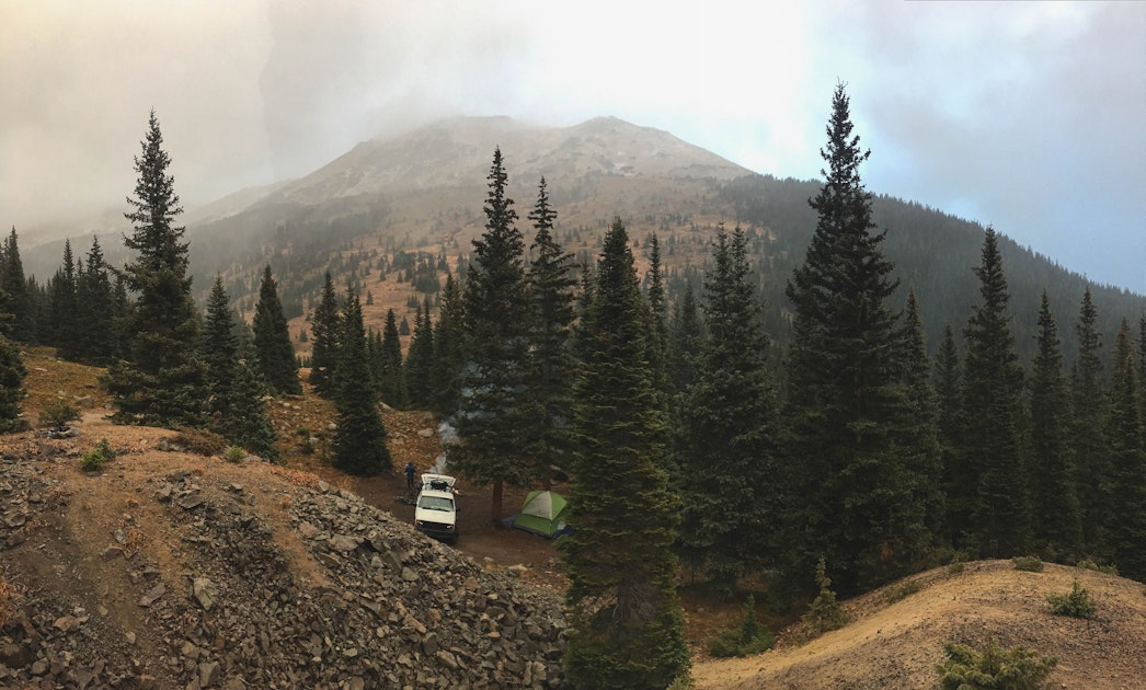 Camp at Jones Pass, Jones Pass Road