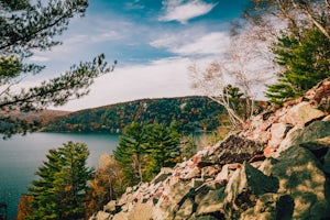 Balanced Rock Trail at Devil's Lake