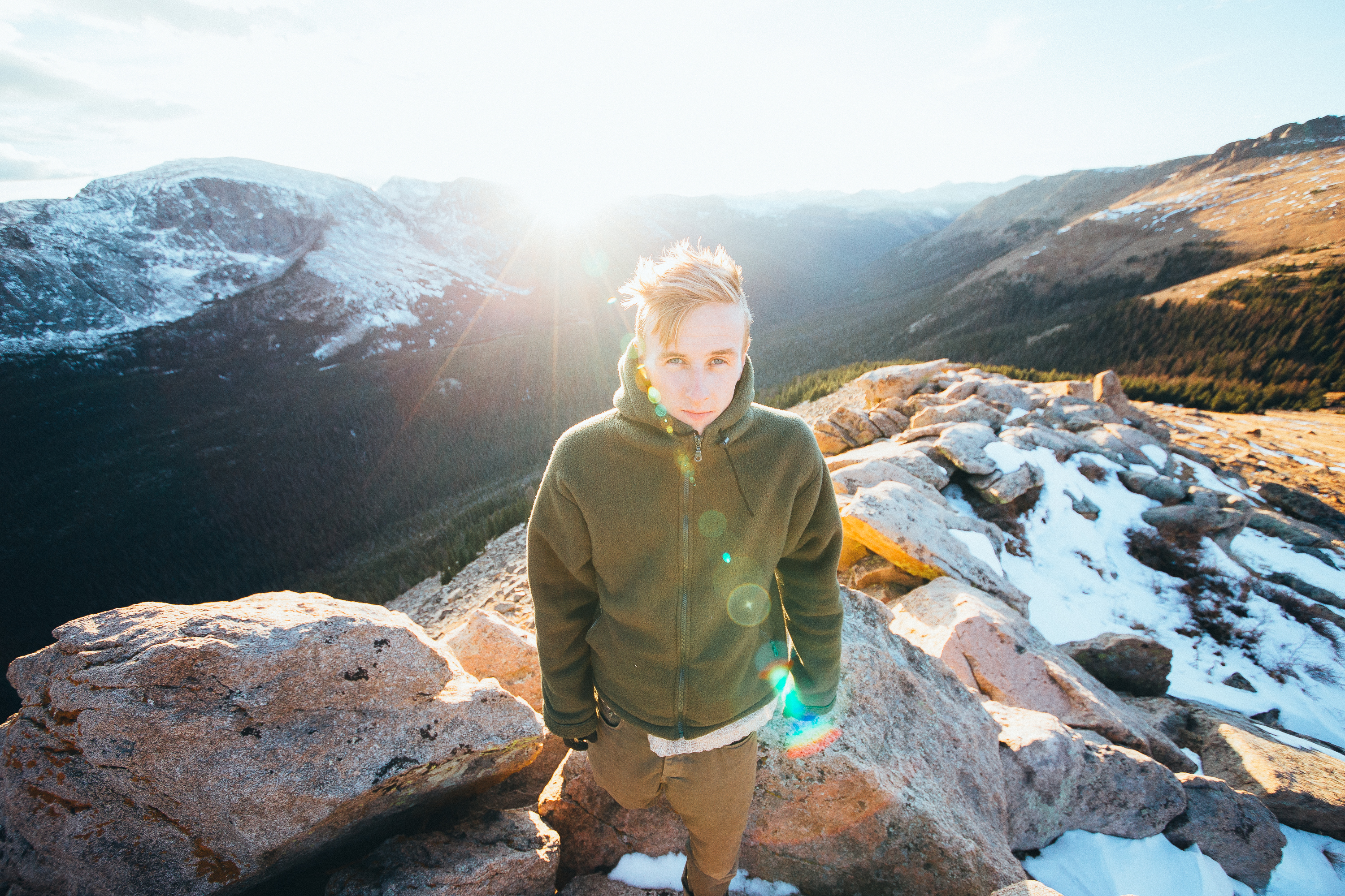 Watch the Sunset at Forest Canyon Overlook