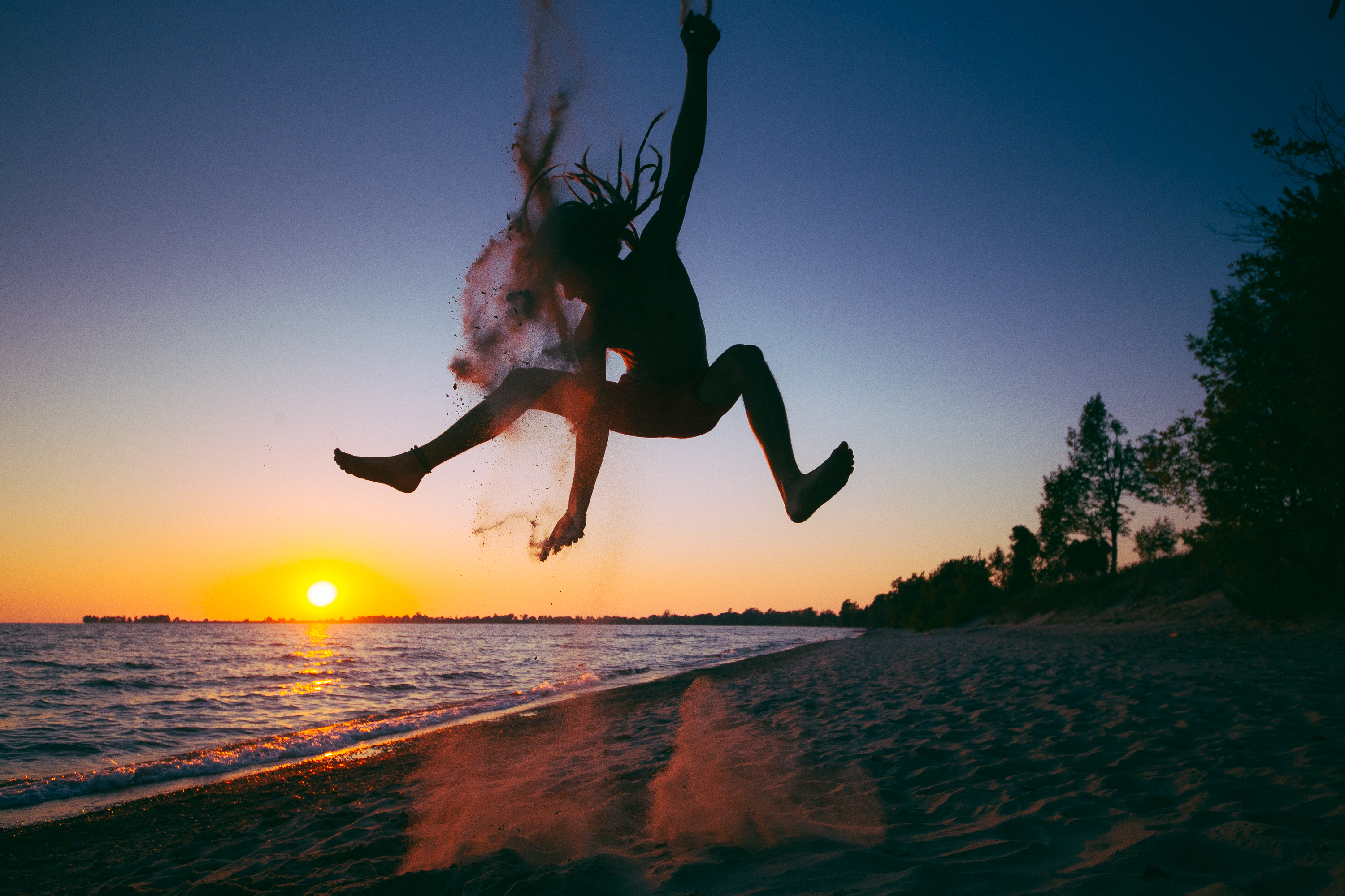 Swim at Big Sandy Bay