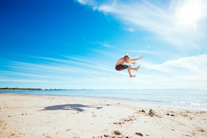 Swim at Big Sandy Bay