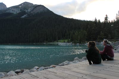 Rest at Lake Louise 