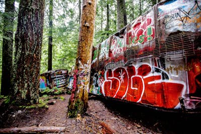 Hike to the Whistler Train Wreck