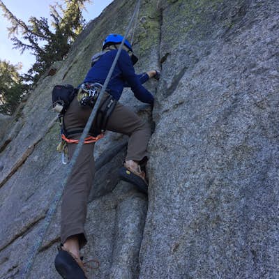 Climb Cracks at the Gianelli Edges