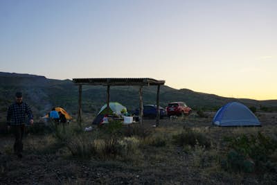 Camp at Upper Madera Canyon