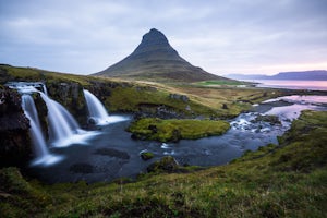 Photograph Kirkjufell and Kirkjufellsfoss