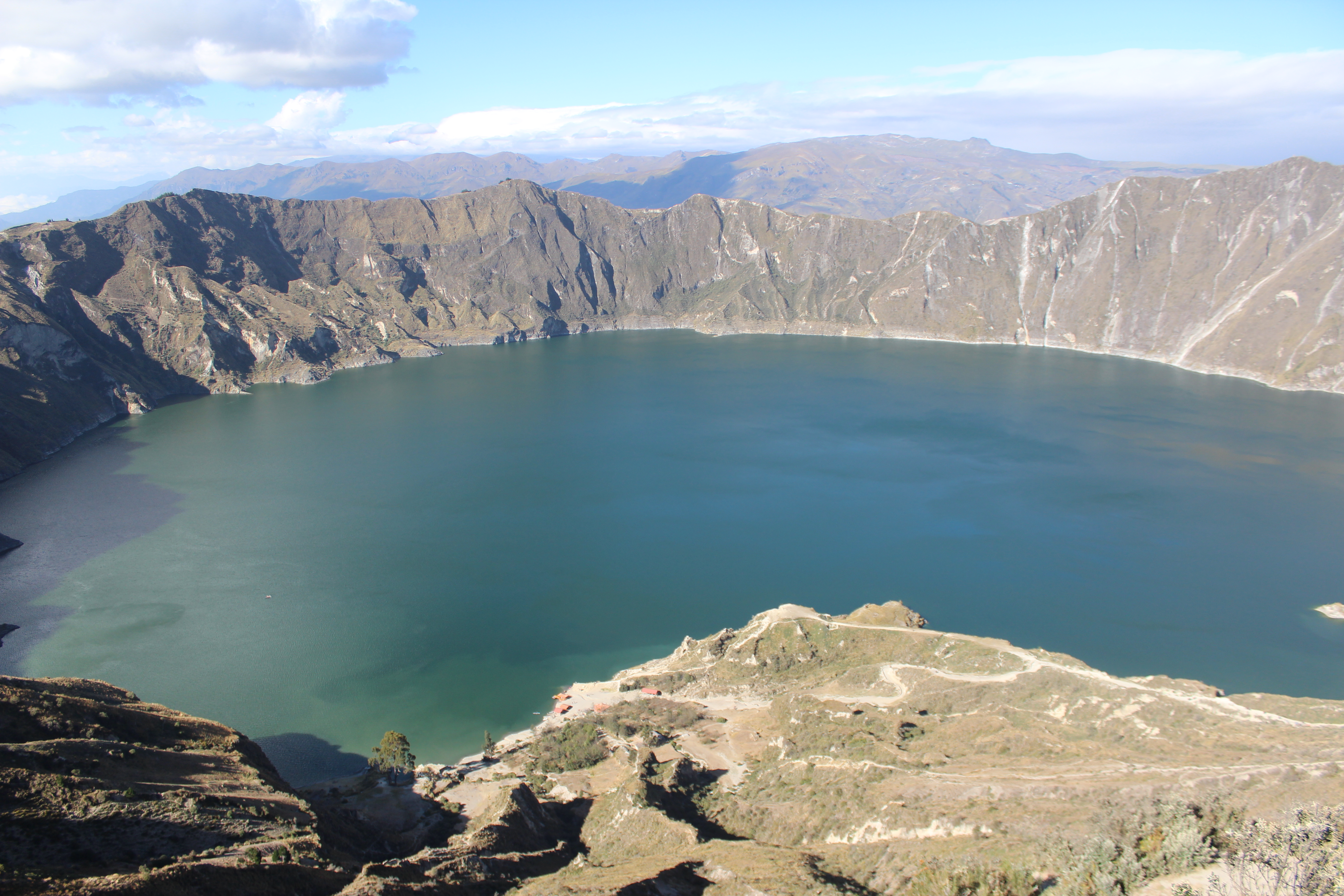 Camp at Laguna Quilotoa