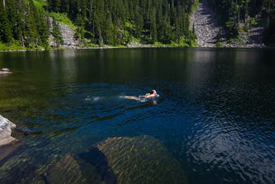 Swim in Mason Lake via Ira Spring Trail