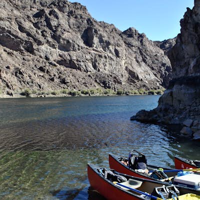 Canoe Black Canyon on the Colorado River 