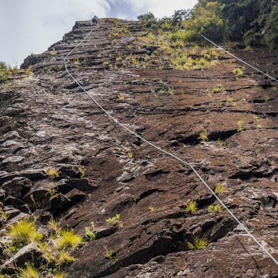 Rock Climb at Unwin Crag