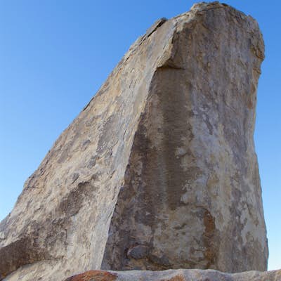Rock Climb at Headstone Rock in Joshua Tree