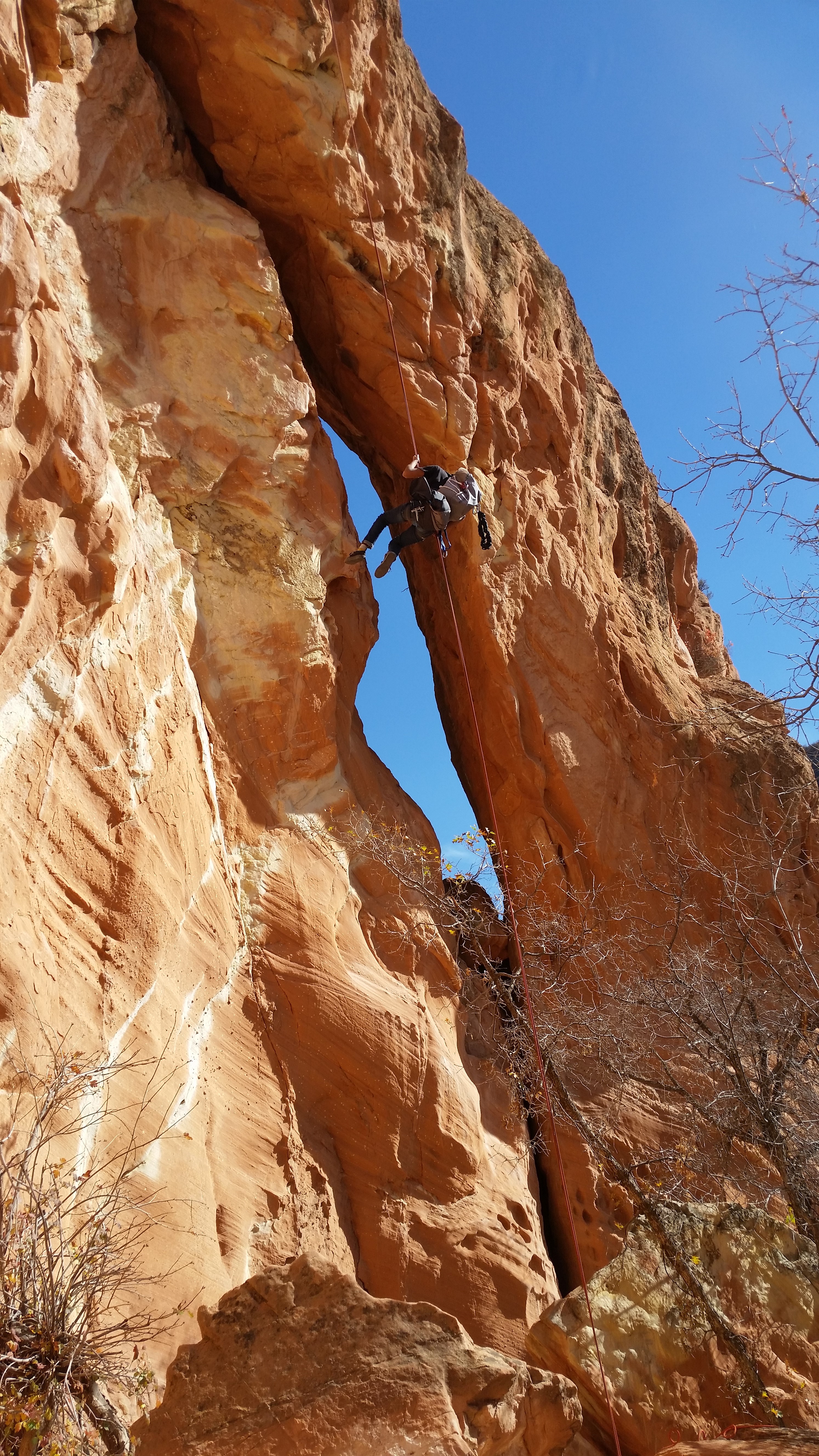 Rappel the Red Ledges