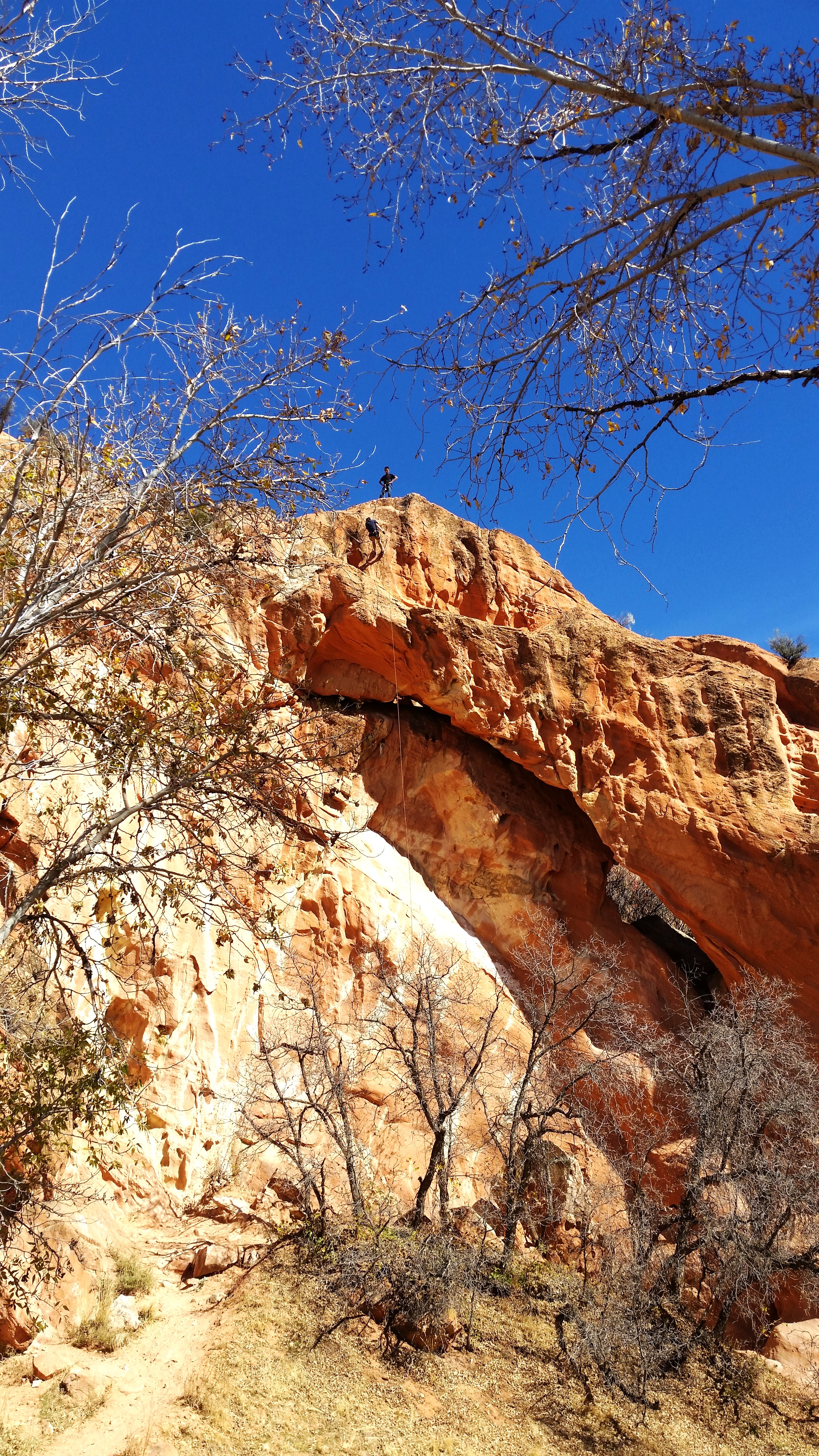 Rappel the Red Ledges