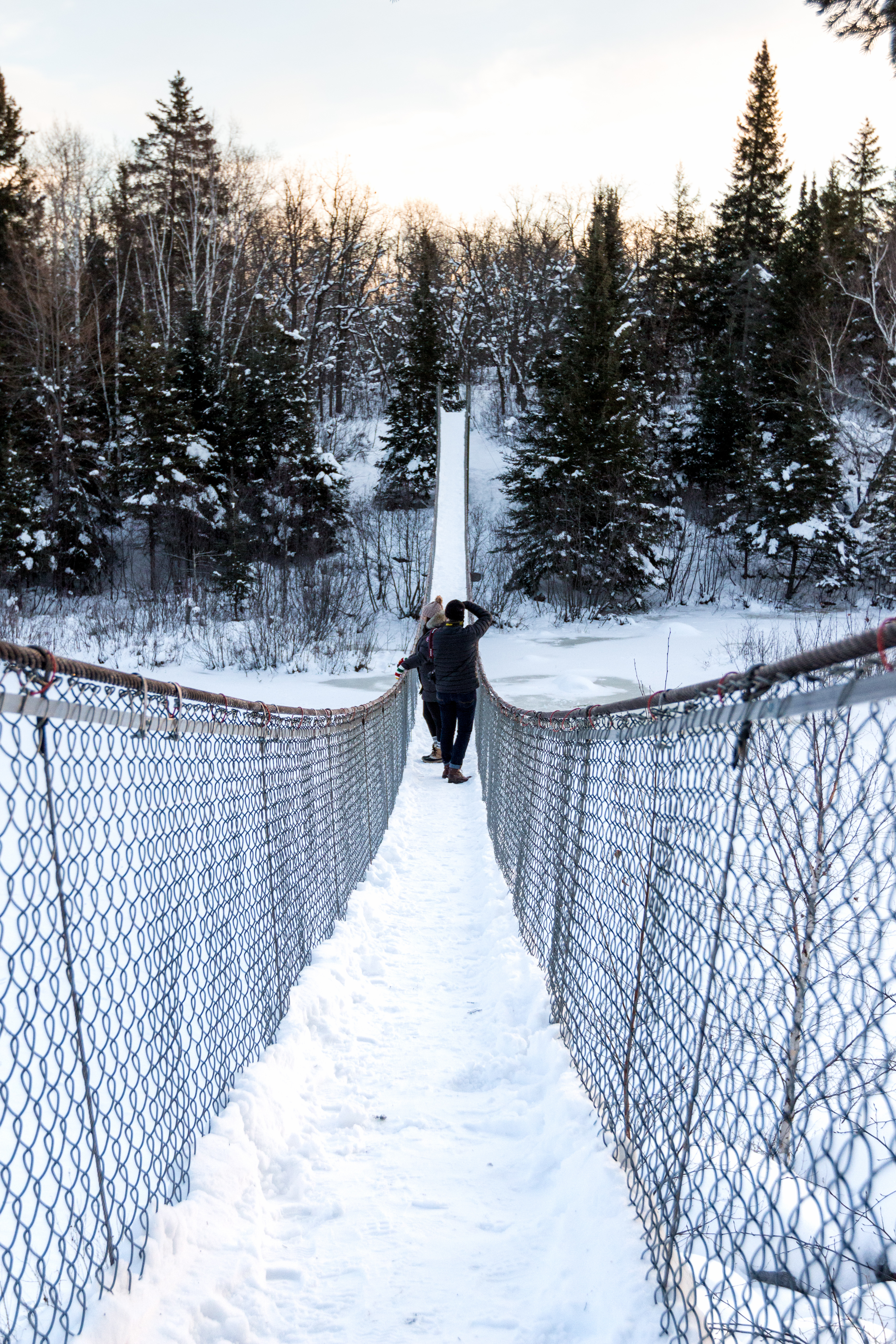 Pinawa Suspension Bridge