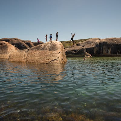 Swim at Elephant Rocks Beach