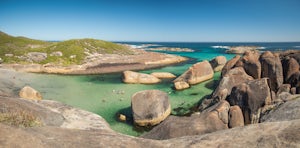 Swim at Elephant Rocks Beach