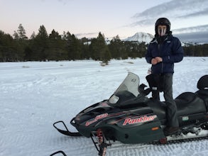 Snowmobile at Hope Valley Sno-Park