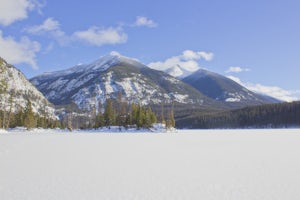 Snowshoe to Holland Falls