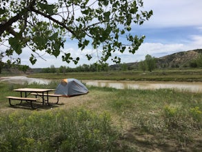 Camp at Cottonwood Campground in Theodore Roosevelt National Park