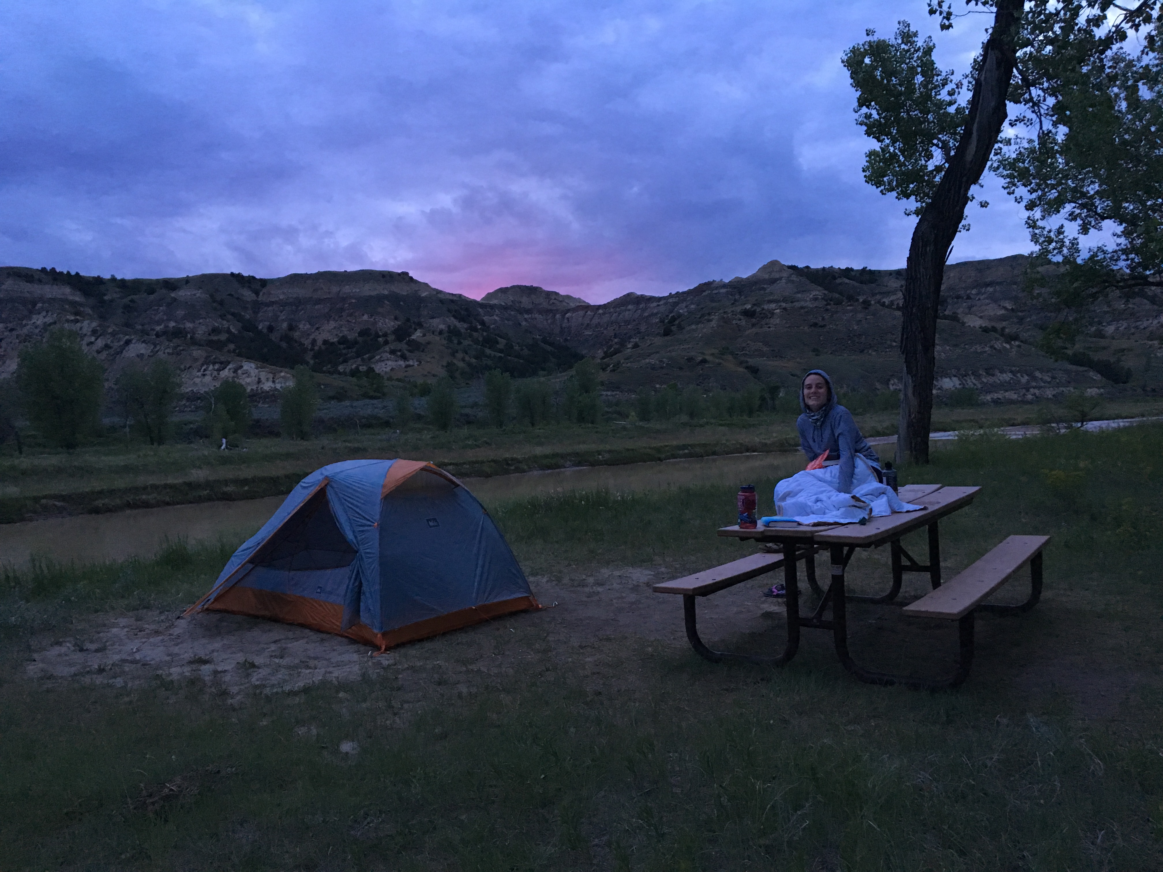 Camp at Cottonwood Campground in Theodore Roosevelt National Park