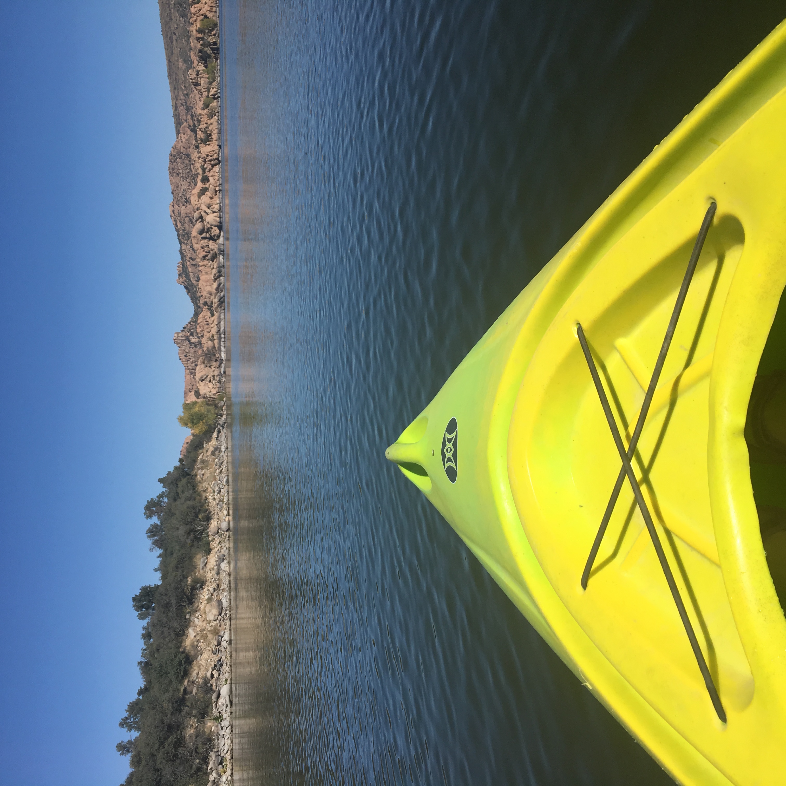Kayak at Watson Lake