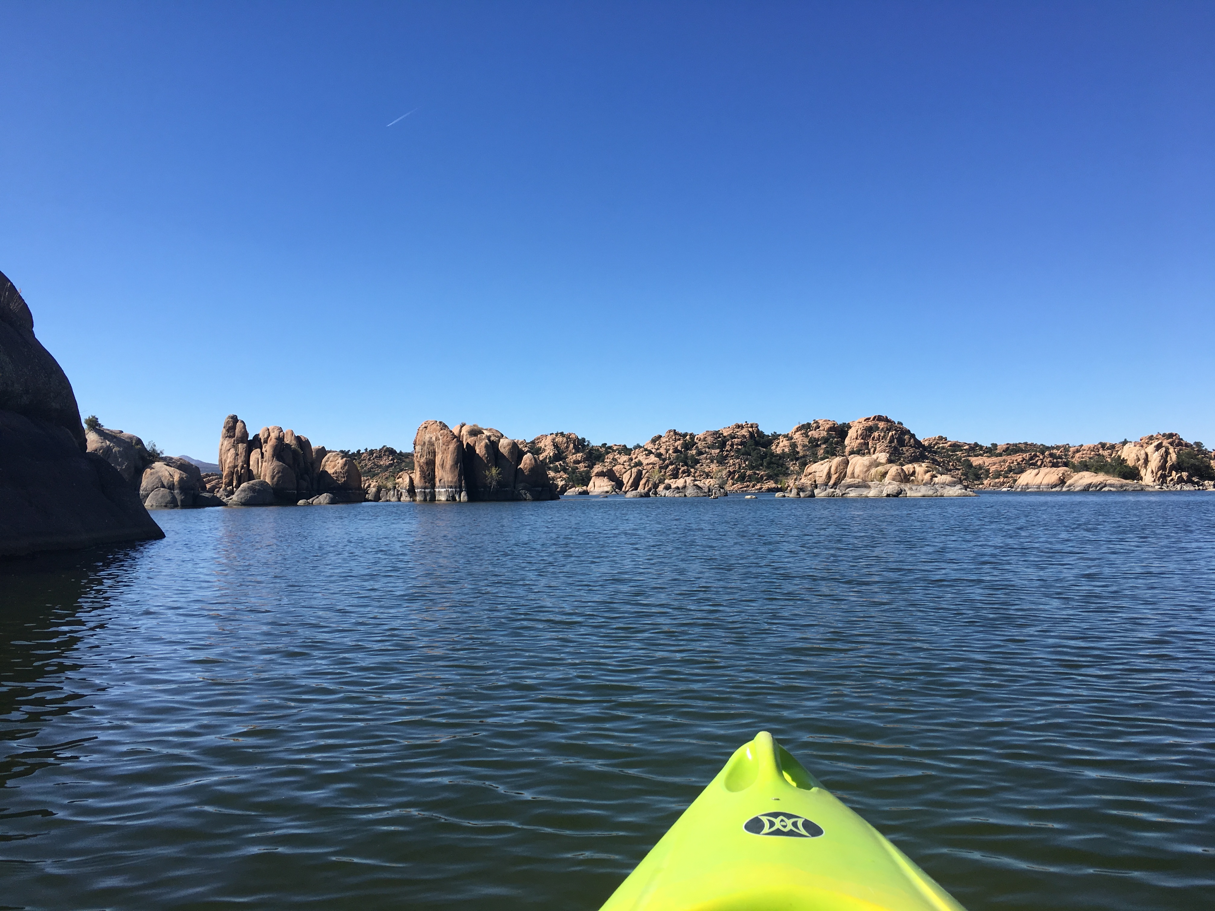 Kayak at Watson Lake