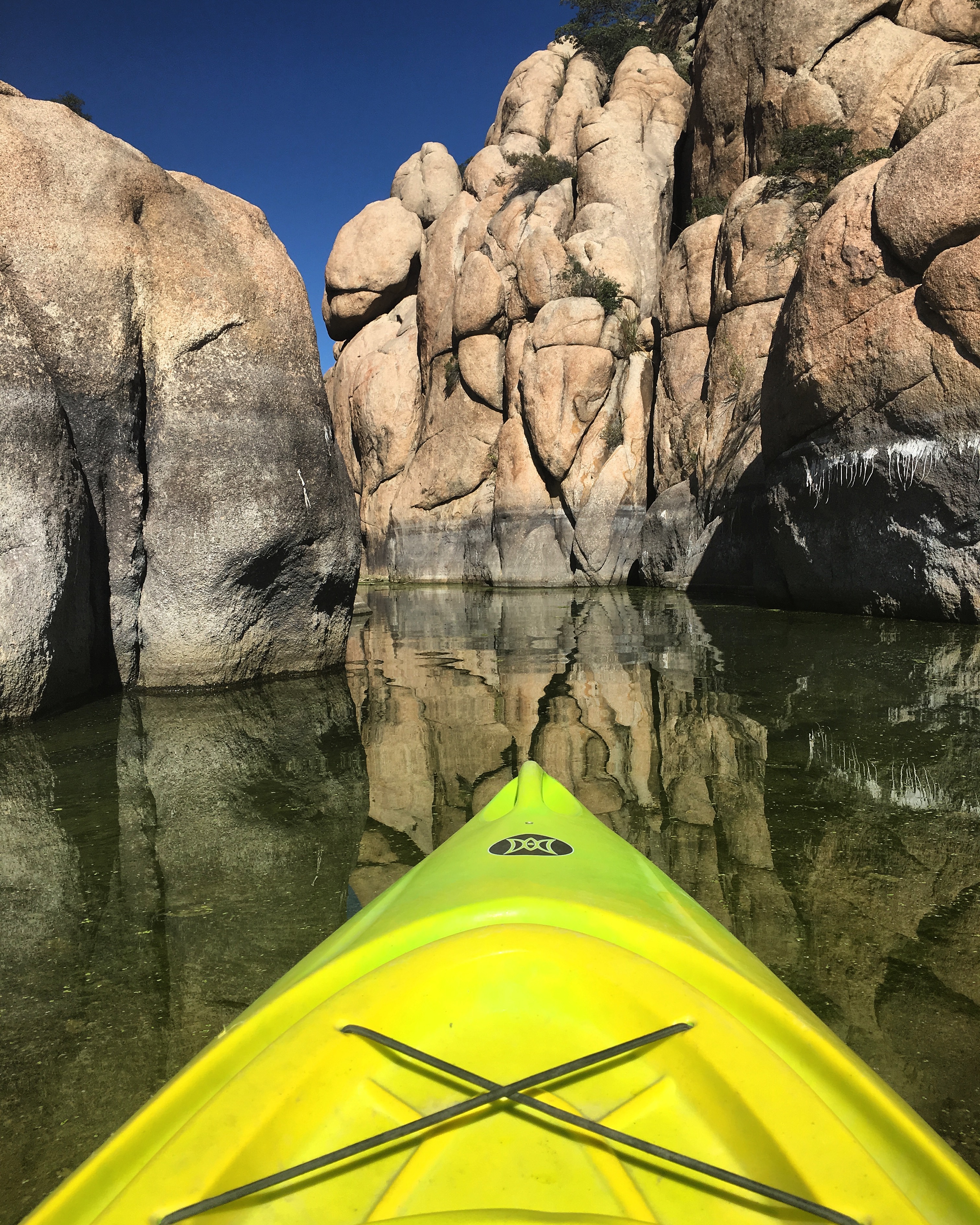 Kayak at Watson Lake