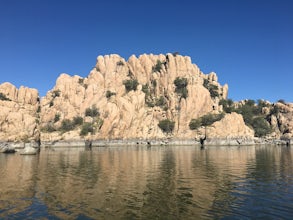 Kayak at Watson Lake