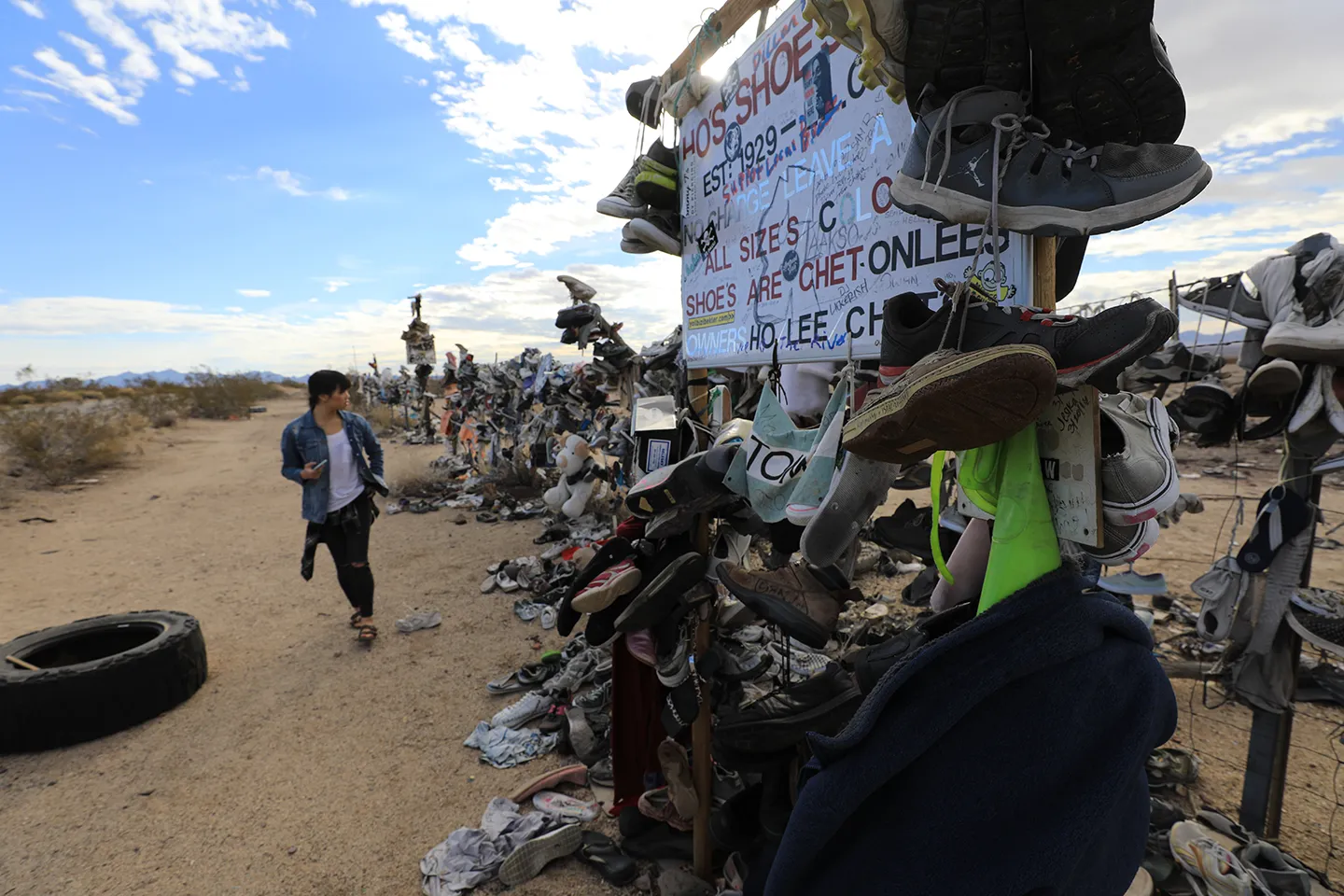Visit the Rice Shoe Fence