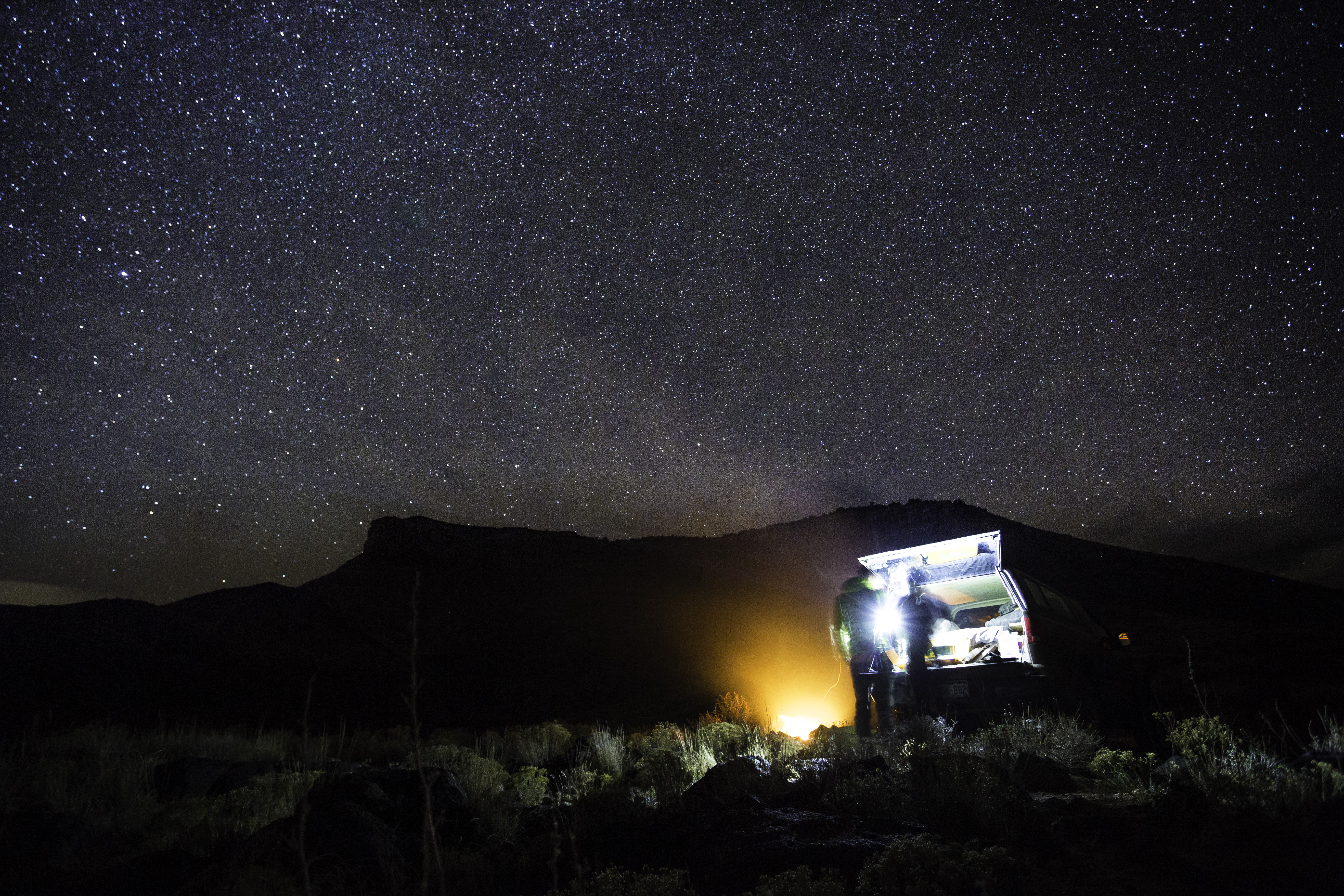 Camp on Dalton Wash Road