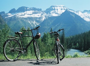 Bike Going-to-the-Sun Road in Glacier National Park