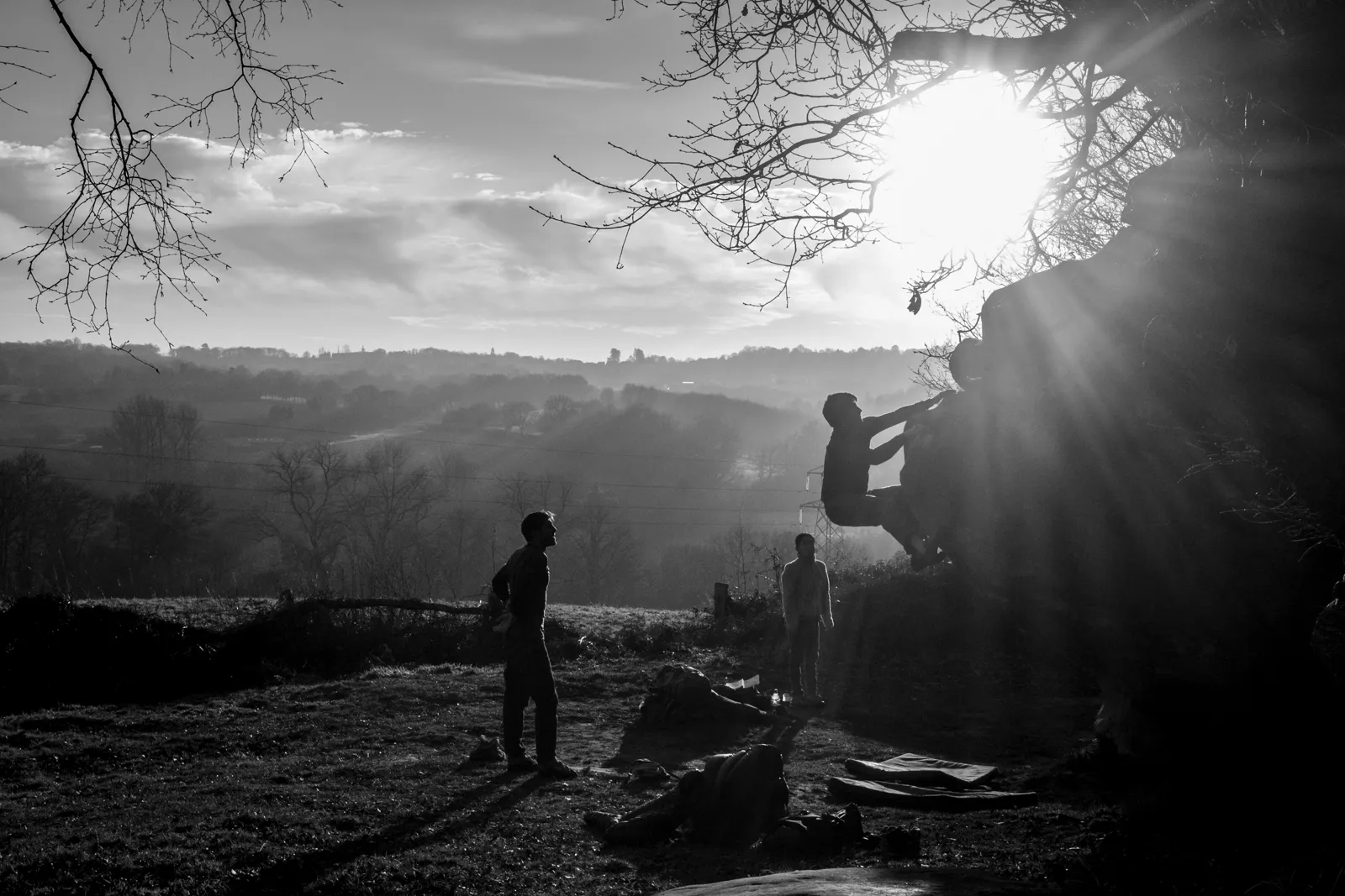 Sandstone Bouldering at Stone Farm