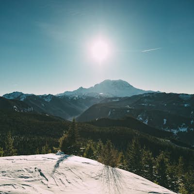 Snowshoe to Sun Top Peak