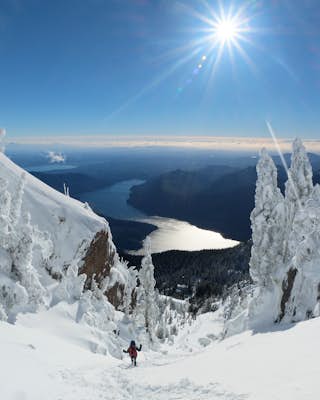 Snowshoe Mt. Ellinor's Winter Route