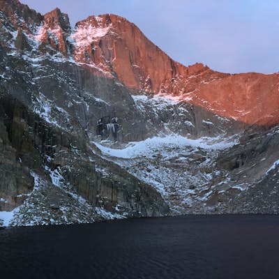 Chasm Lake via Longs Peak Trailhead