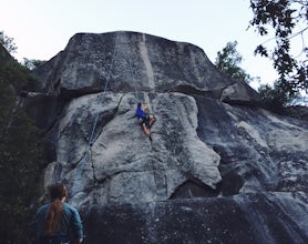 Rock Climb Penthouse Cracks, Yosemite NP