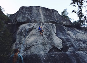 Rock Climb Penthouse Cracks, Yosemite NP