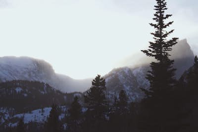 Snowshoe Flattop Mountain 