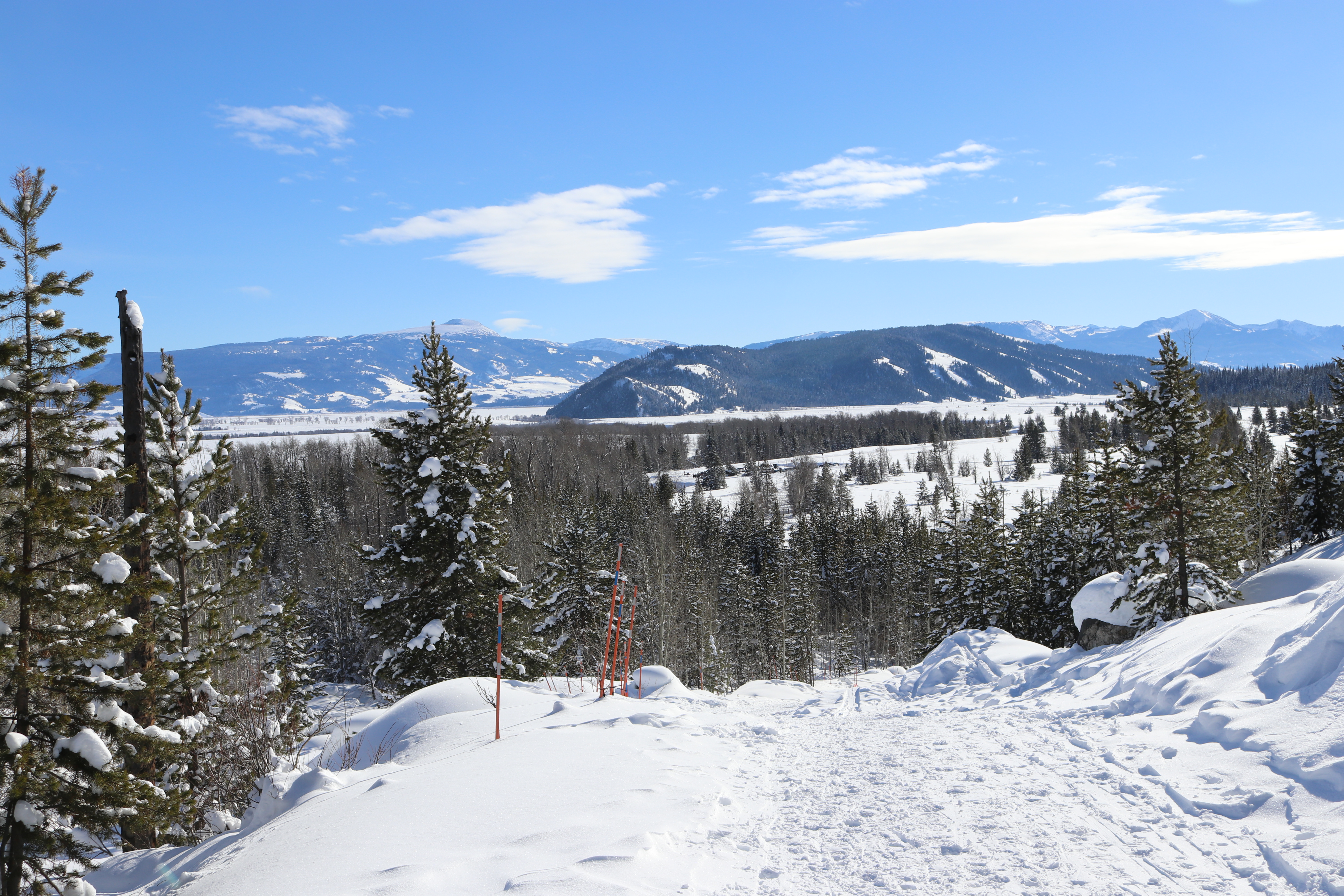 Snowshoe to Taggart Lake