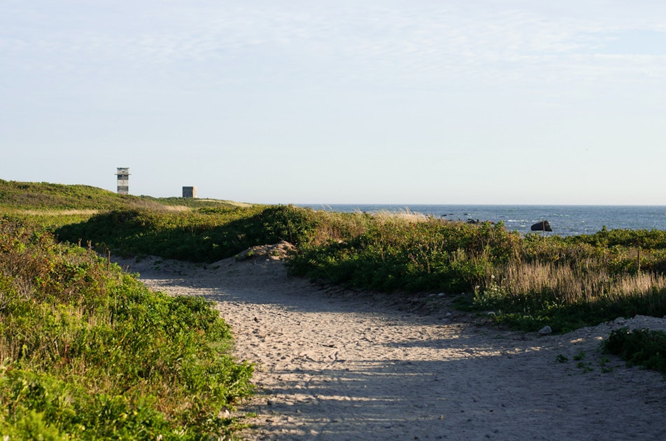 Hike Gooseberry Island, Westport, Massachusetts