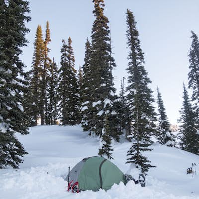 Snow Camping in Mt. Rainier National Park