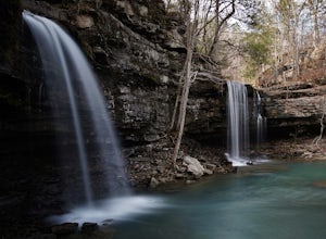 Hike to Twin Falls in the Richland Creek Wilderness Area