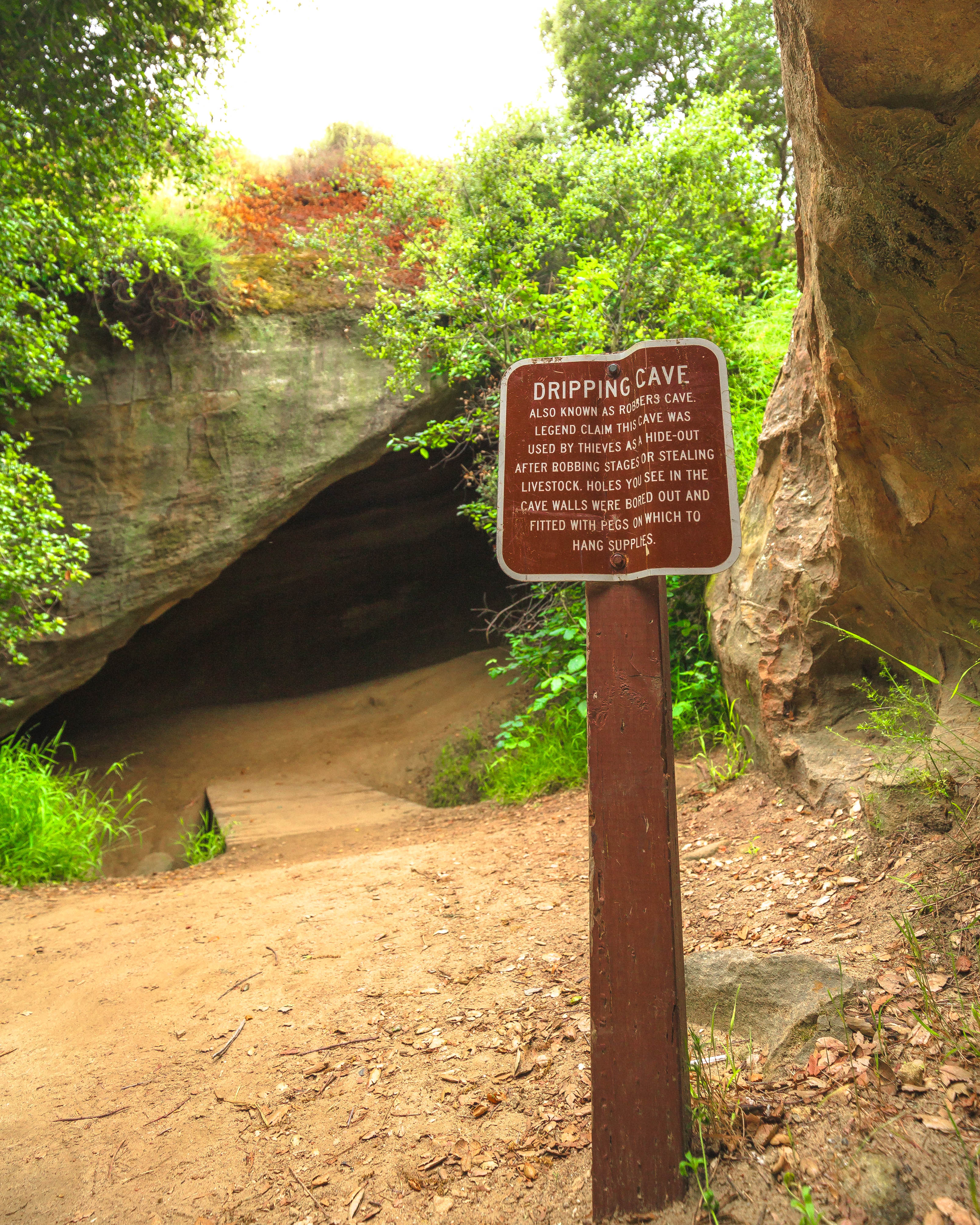 Dripping Cave in the Aliso & Wood Canyons Wilderness