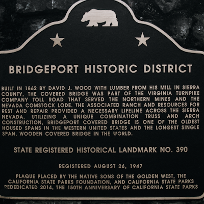 Visit the Bridgeport Covered Bridge