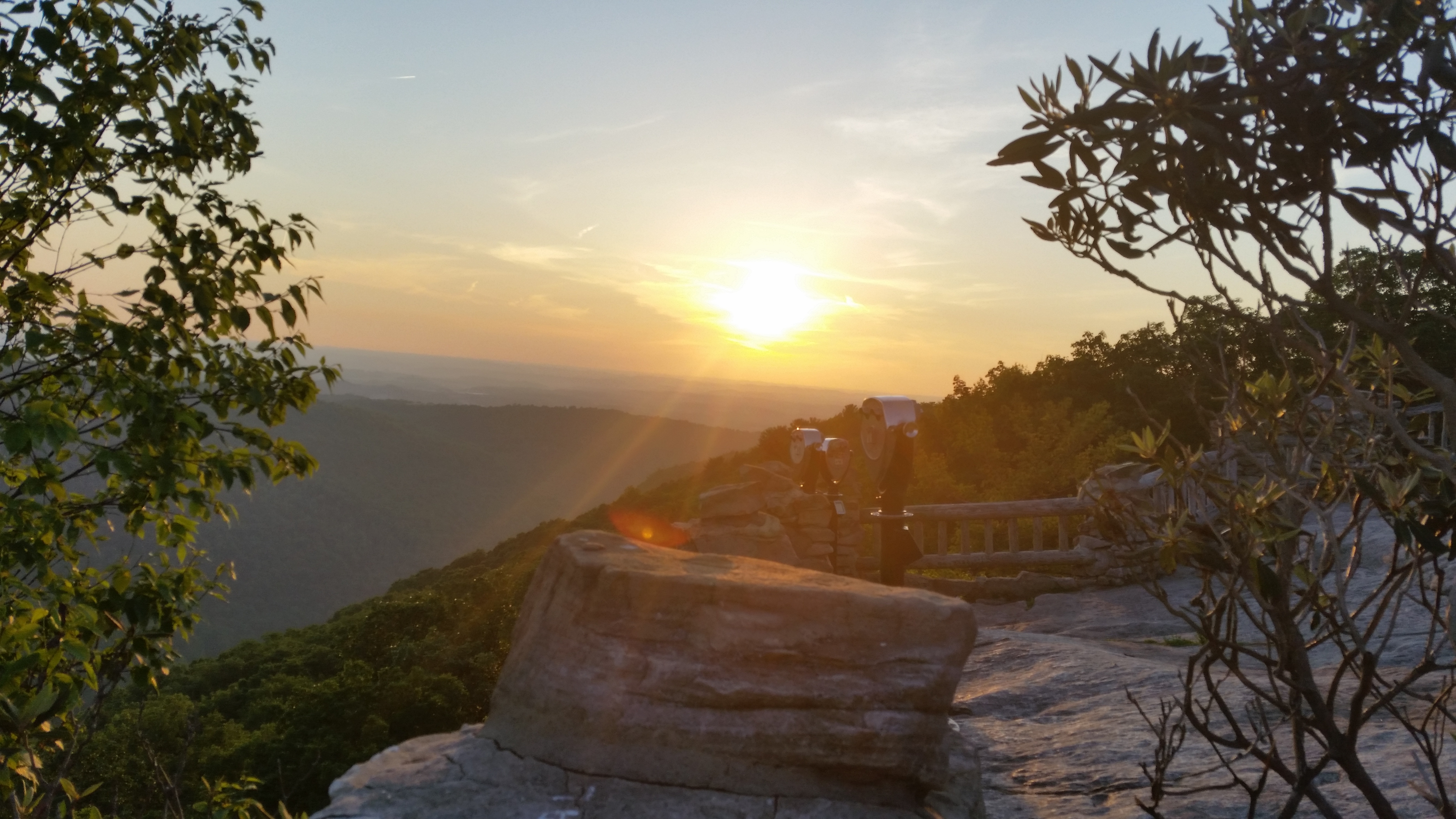 Take in the View at Coopers Rock Overlook, Masontown, West Virginia