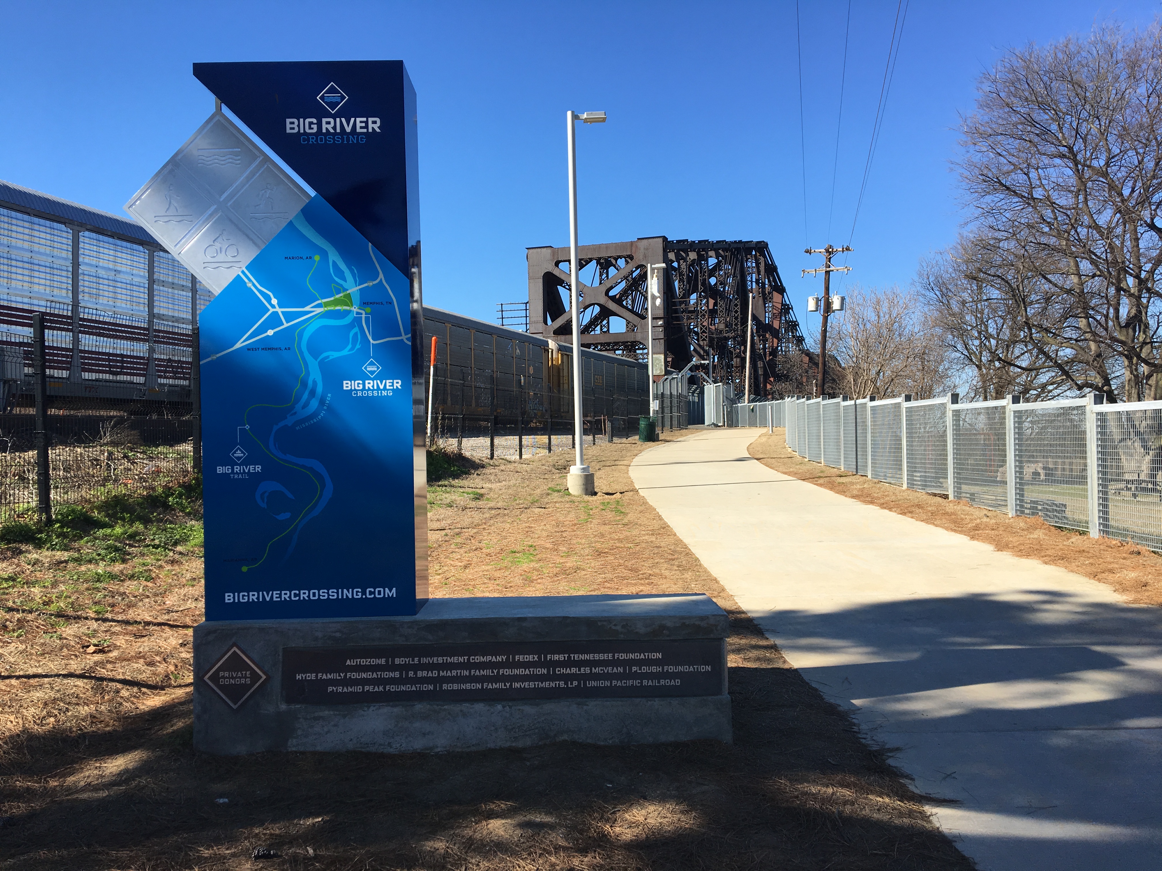 Bike or Walk Across the Big River Crossing
